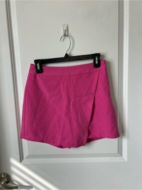 Sincerly Jules Vibrant Hot Pink Skort with Built-In Shorts